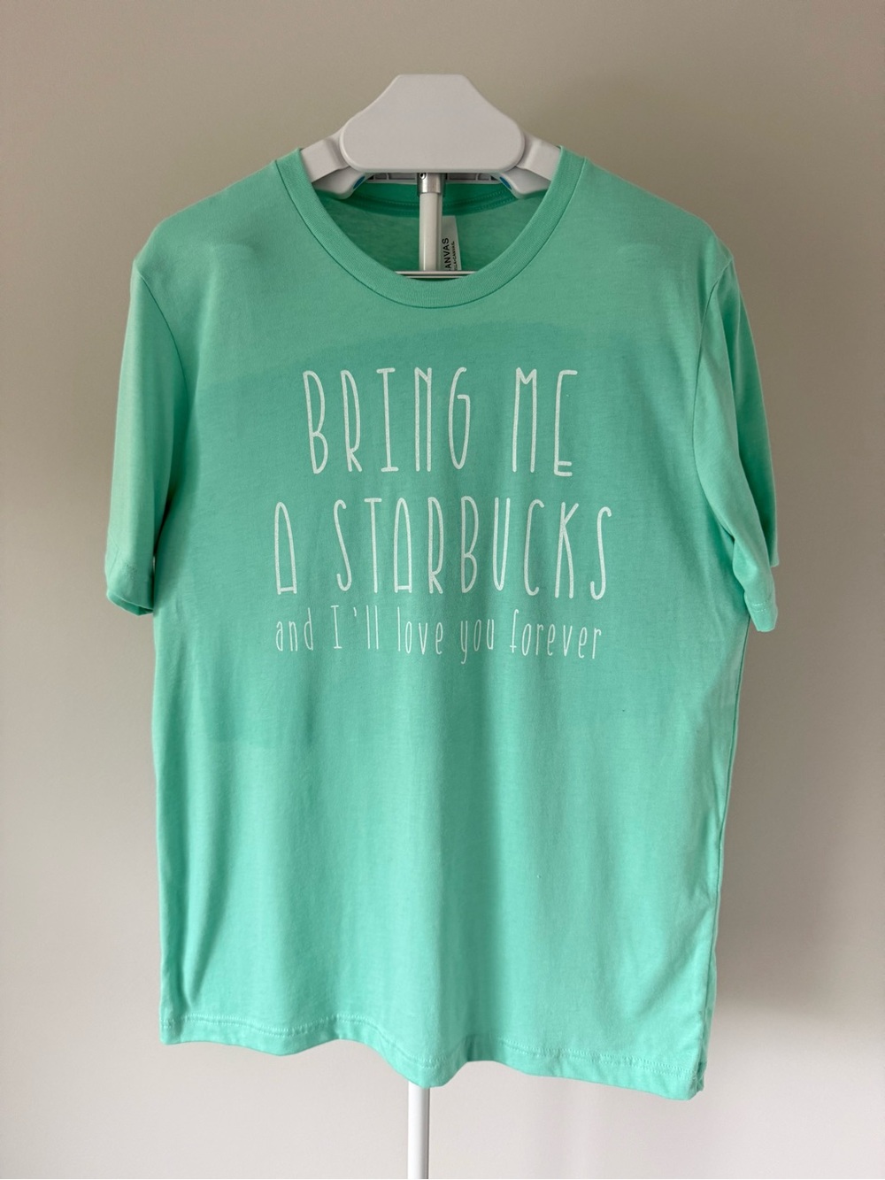 Bella+Canvas Mint Green Coffee Graphic T-Shirt